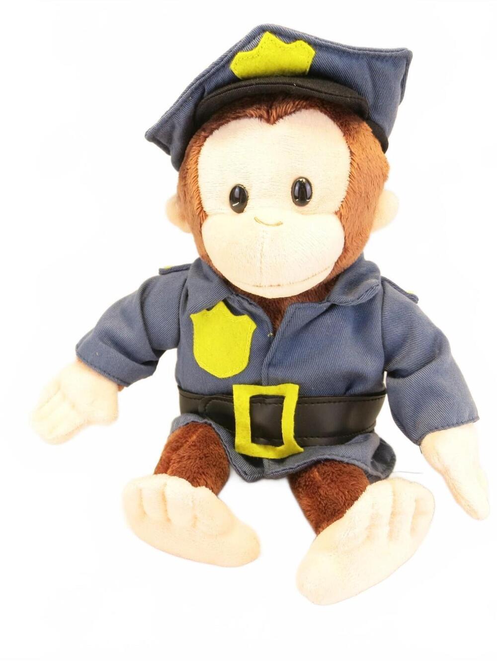 Vintage Curious George Police Officer 12" Plush Applause